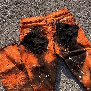 I make custom stack jeans any colors you want and words & numbers